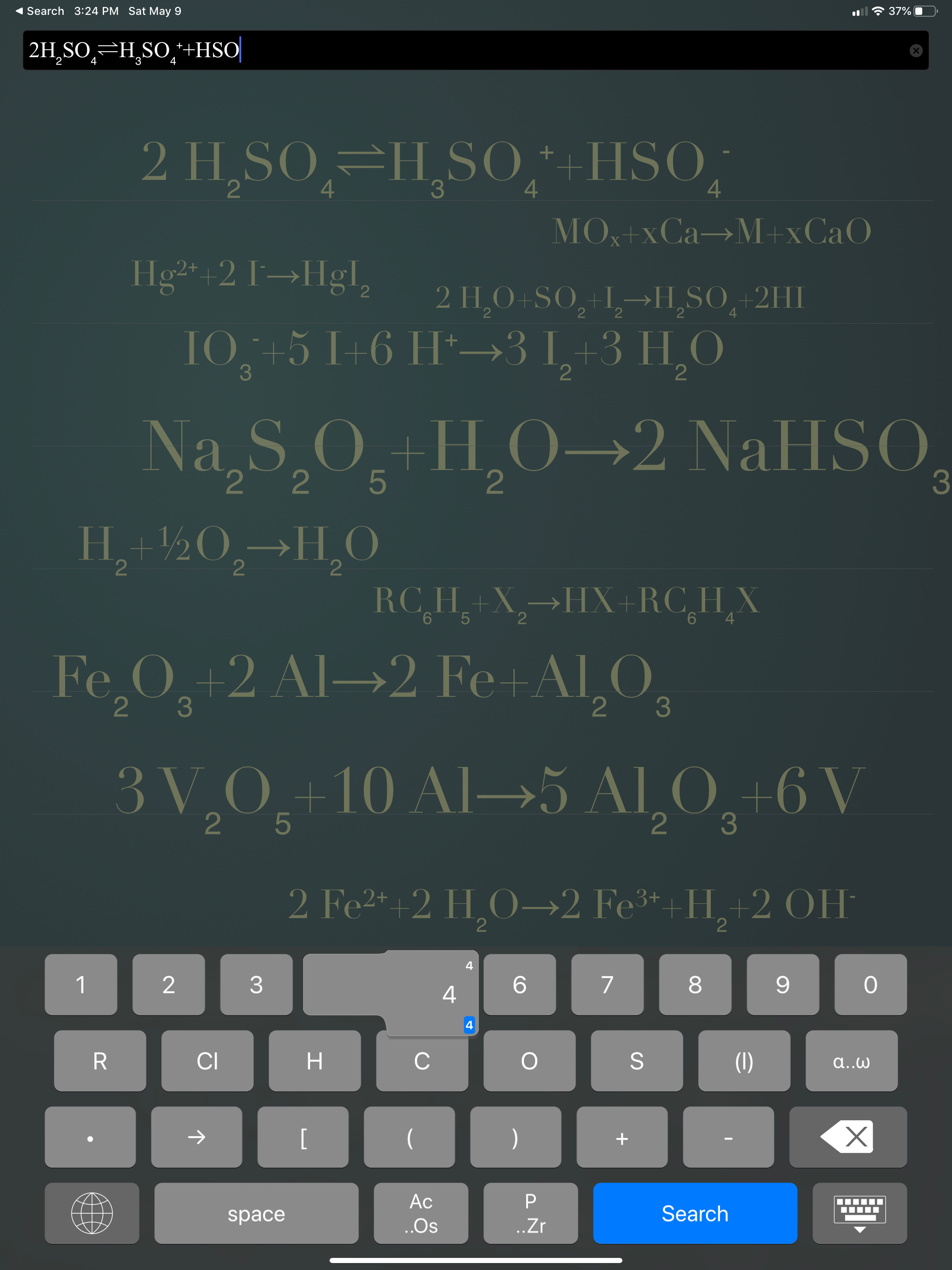 Chemistry Keyboard screenshot 5