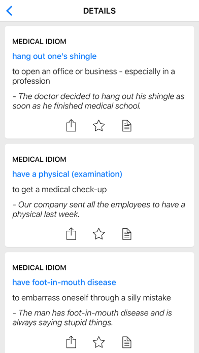 Negotiation & Medical idioms Screenshot