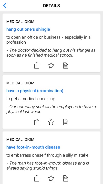 Negotiation & Medical idioms