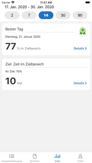 dexcom clarity iphone bildschirmfoto 2