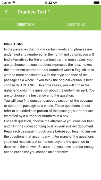 Screenshot #2 pour ACT English Practice Tests