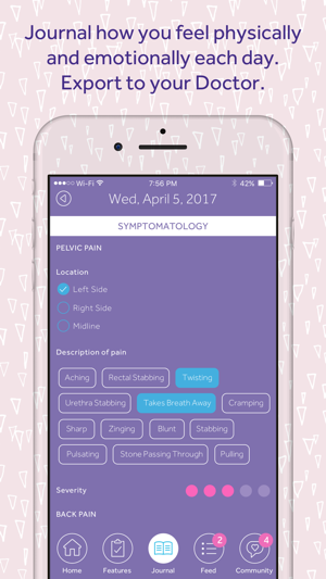 Flutter - Period Tracker and Endometriosis Journal(圖4)-速報App