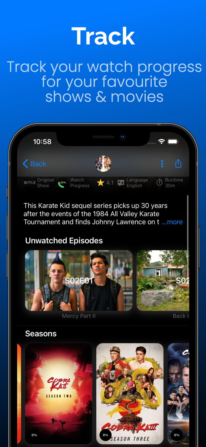 Rivr Track Shows and Movies