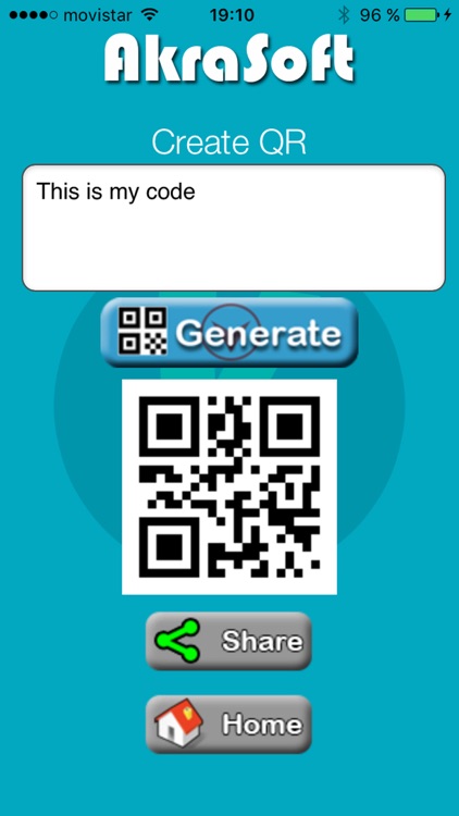 QR code, barcode and bidi reader, QR creator