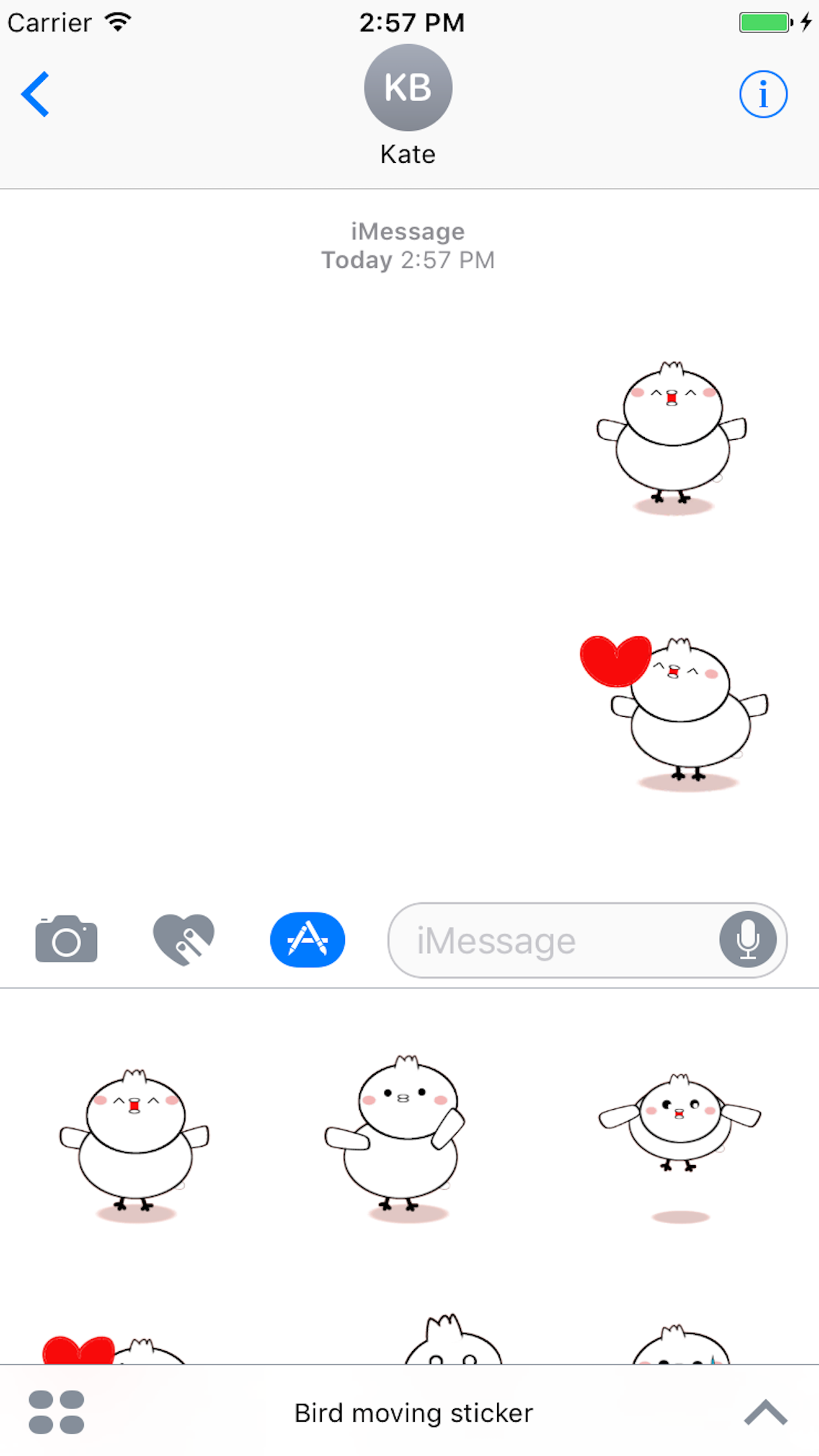 Bird Moving Sticker