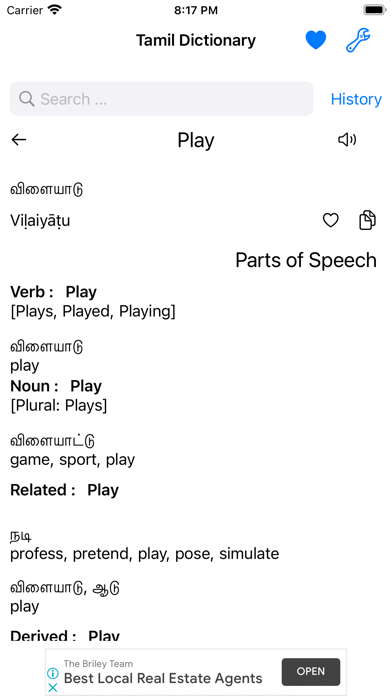Smart Tamil Dictionary Screenshot