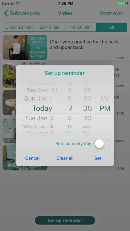Home yoga practice screenshot-4