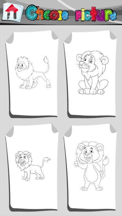 Lion Coloring Book App