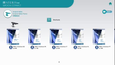 STERIS Surgical Connect EMEA Screenshot