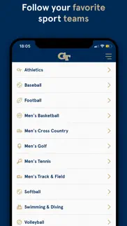 georgia tech yellow jackets iphone screenshot 2