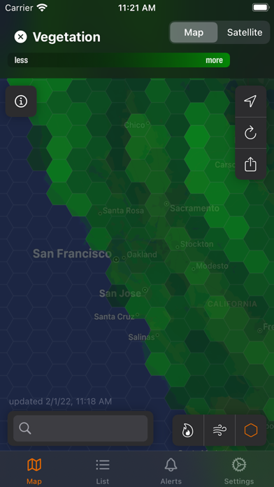 Firespot: Wildfire app Screenshot