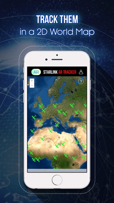 Starlink Satellite AR Tracker Screenshot