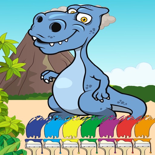 magic dinosaur colouring book gamesjirayut wattana
