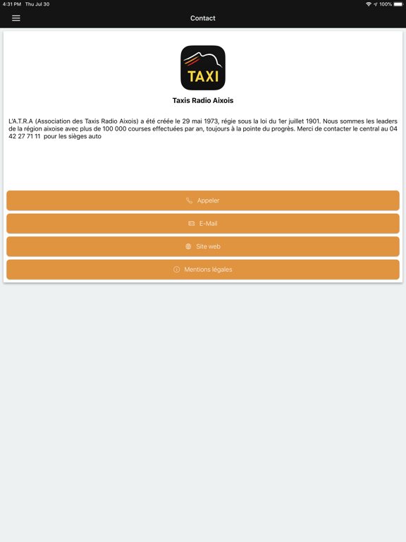 Screenshot #6 pour Taxi Aixois