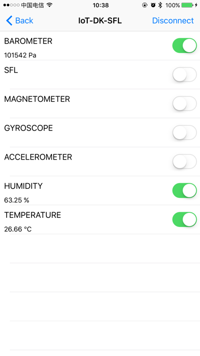 Screenshot #2 pour BLESensor