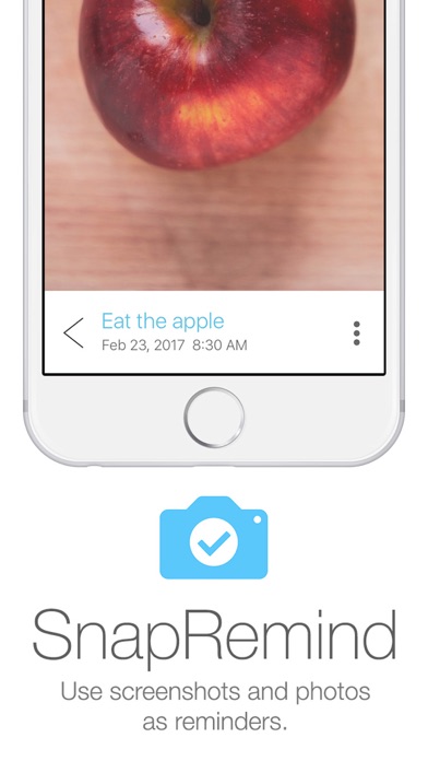 Screenshot #1 pour SnapRemind: Photo Reminders