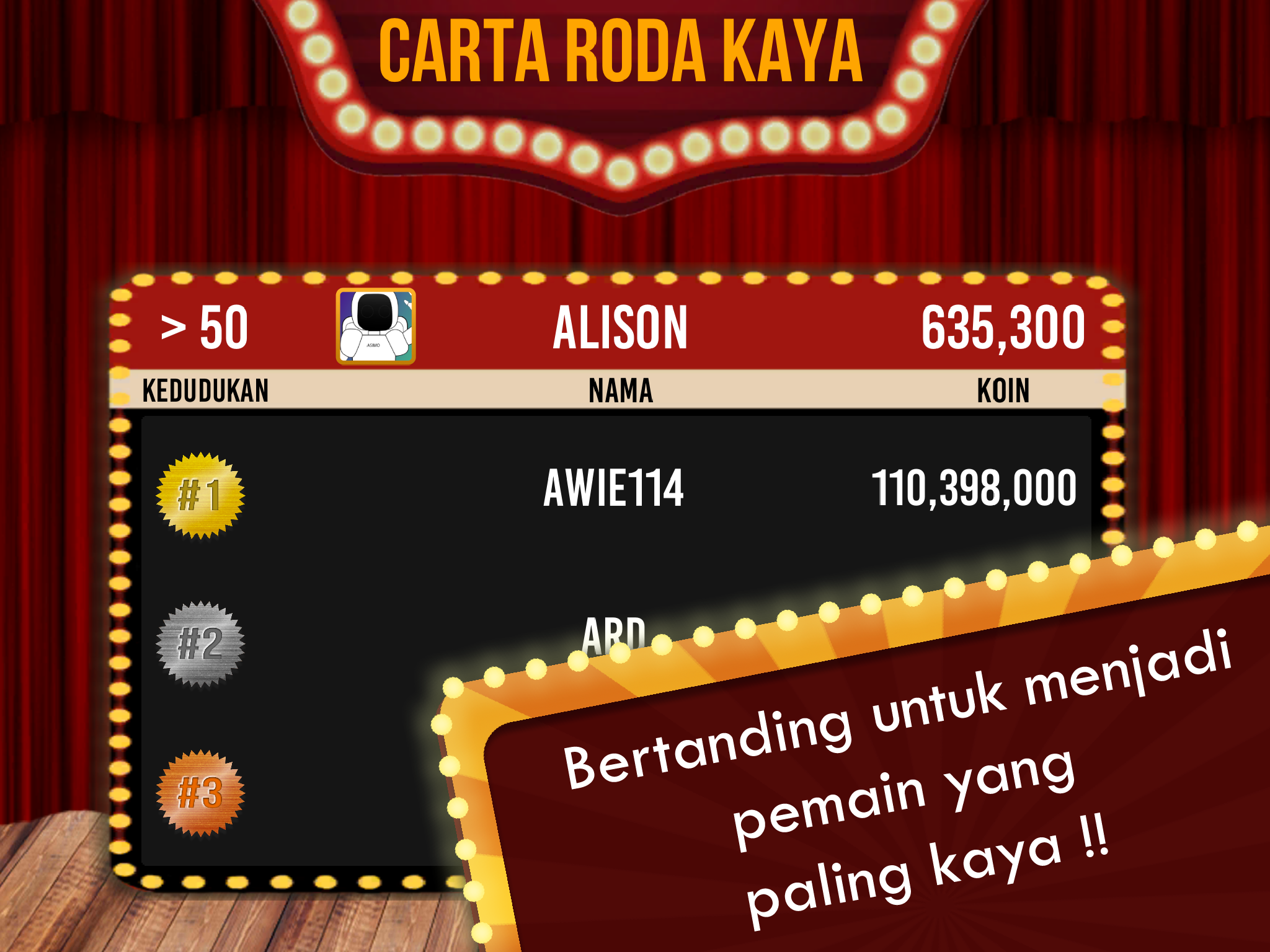 Roda Fantasi:Juara Jutawan