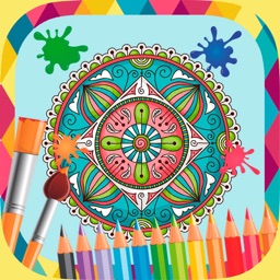 Book of mandalas to paint