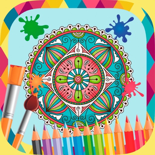 Book of mandalas to paint icon