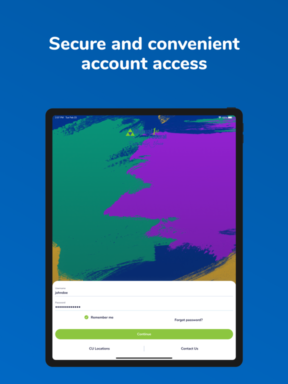 Mutual 1st Mobile Banking iPad screenshot 5 - Finance app