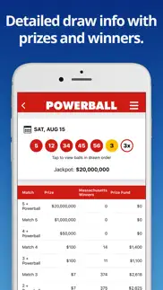 massachusetts lotto results iphone screenshot 2