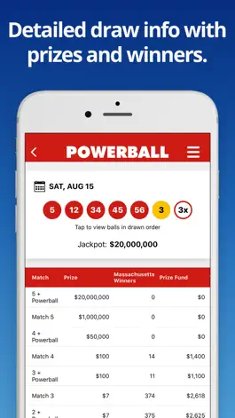 Game screenshot Massachusetts Lotto Results apk