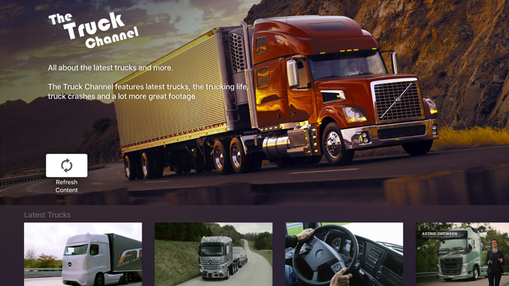 Screenshot #1 pour The Truck Channel