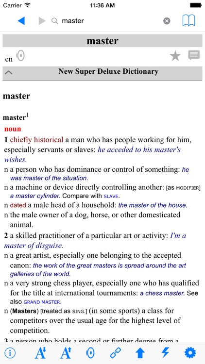 New English Advanced Super Deluxe Dictionary screenshot-3