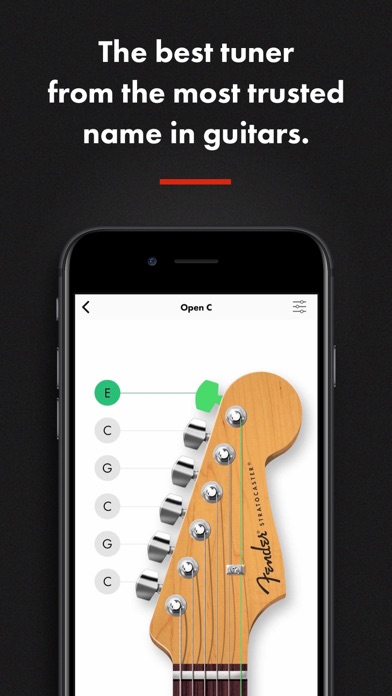 Screenshot #1 pour Fender Tune - Guitar Tuner