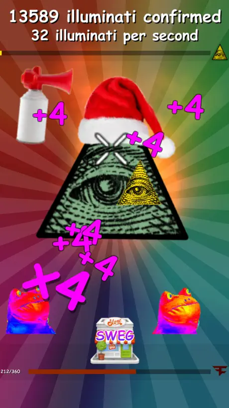 Meme Clicker - MLG Christmas