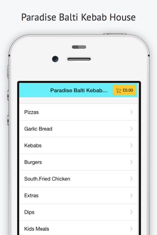 Paradise Balti Kebab House screenshot 2