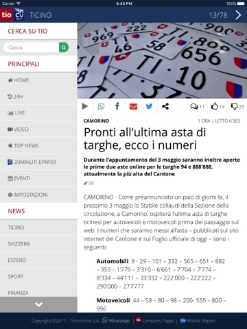 Tio per iPad screenshot 2