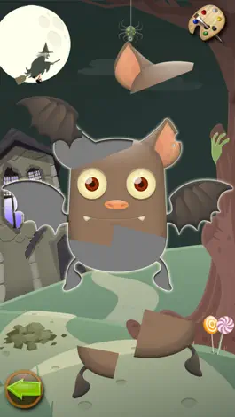 Game screenshot Halloween - Coloring Puzzles for Kids Full Version apk
