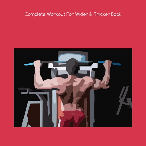 Complete workout for wider and thicker back icon