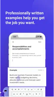 resume builder: pdf resume app iphone screenshot 1