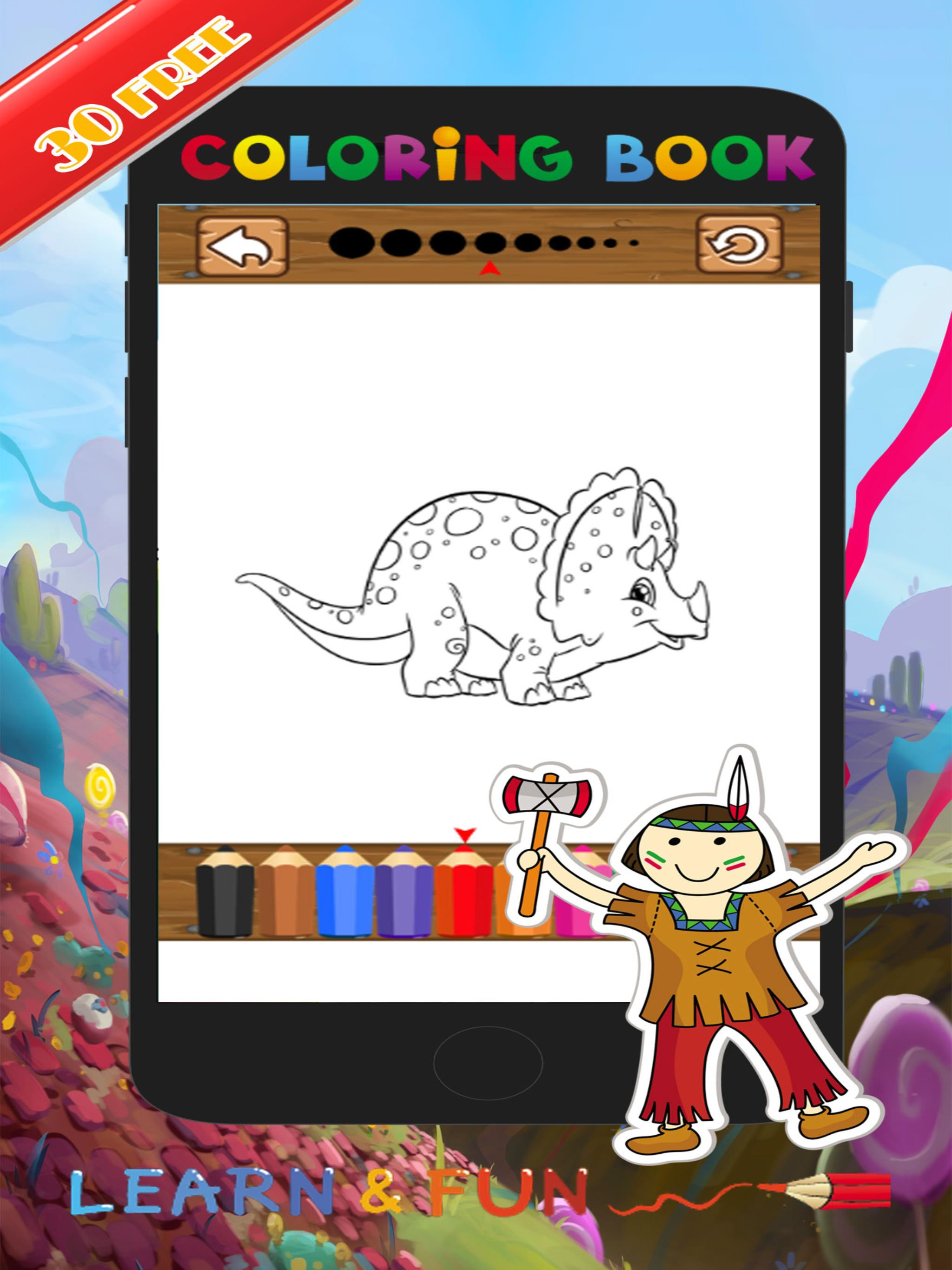 Dino Coloring Pencils:Coloring Pages For Girl&Boy screenshot 8