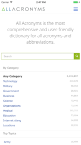 All Acronyms Free screenshot
