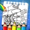 ddToca book Coloring life for fun & art kids games