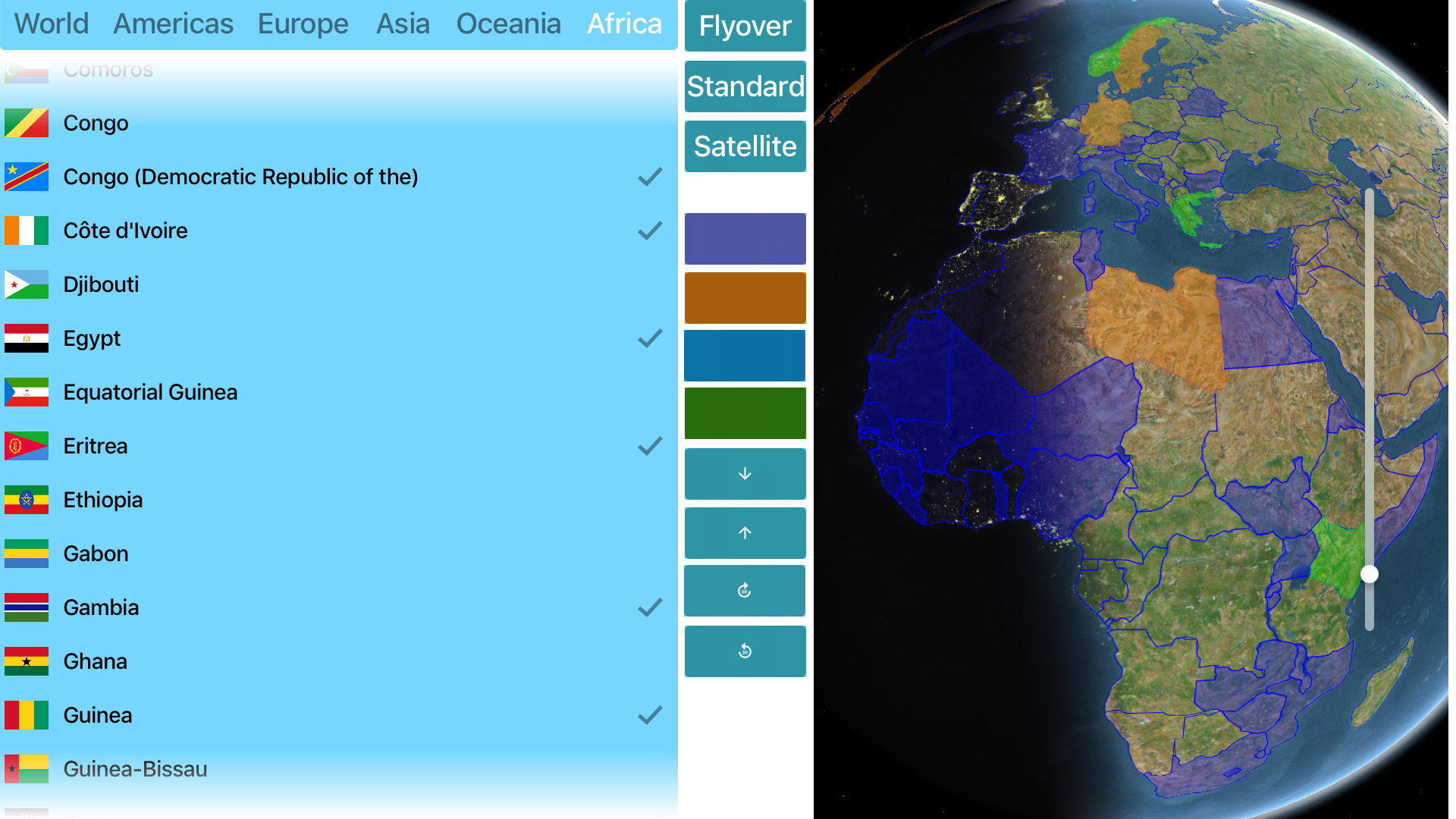 3D Visited Countries screenshot 14