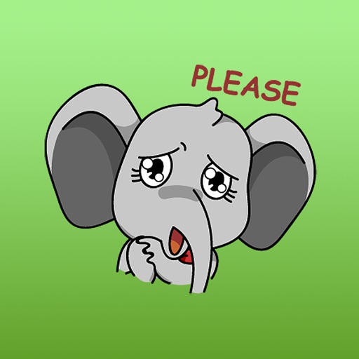 Apollo The Funny Elephant Stickers icon