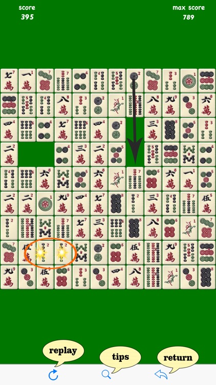 Push Mahjong-solitaire puzzle