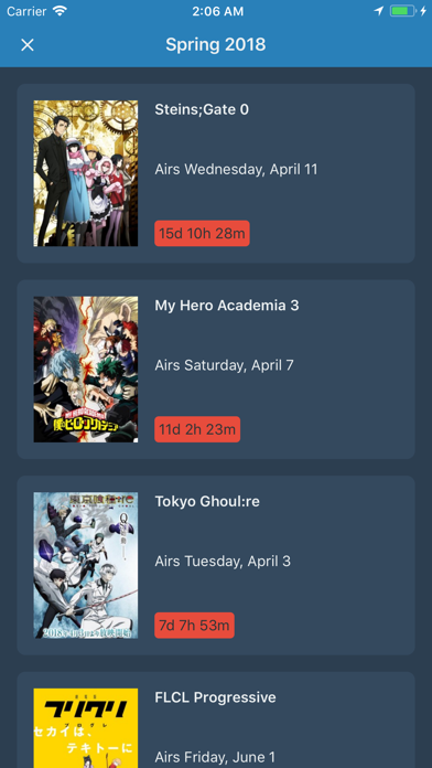 Anime Reminder by ayyfish Screenshot