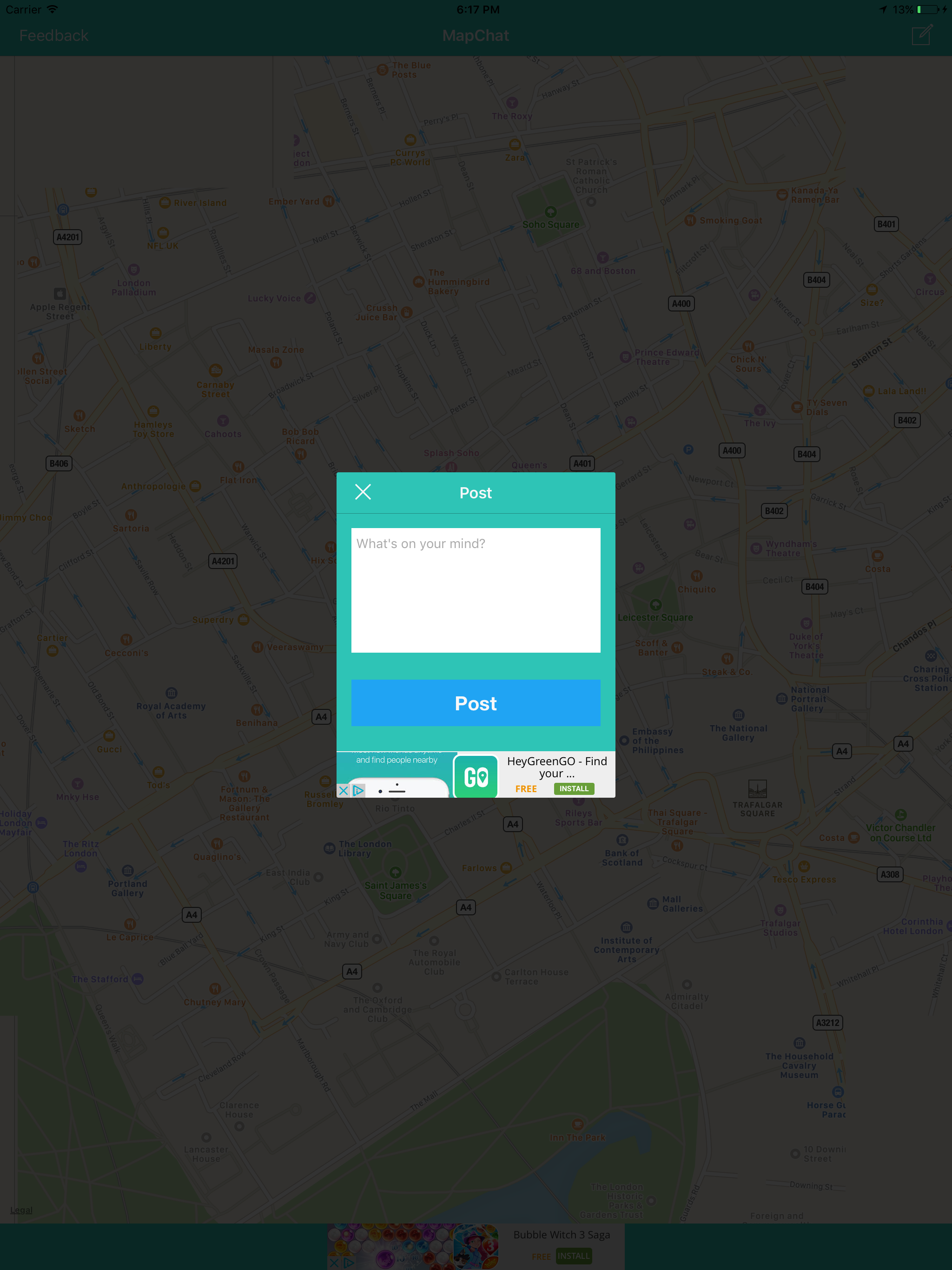 MapChat - Anonymous Posts On Map screenshot 4
