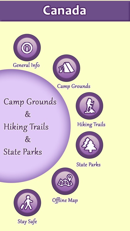 Canada Campgrounds & Hiking Trails,State Parks