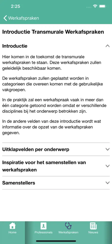 Zoek uw Zorgcollega WBR
