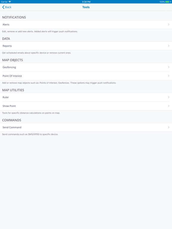 ATRAMS vmTrack iPad screenshot 3 - Business app
