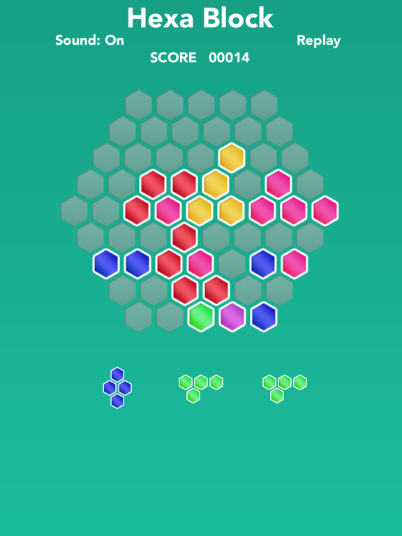 Screenshot #4 pour Hexa Block!
