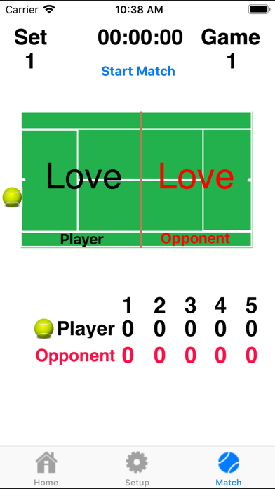 Screenshot #1 pour Tennis Score Addict