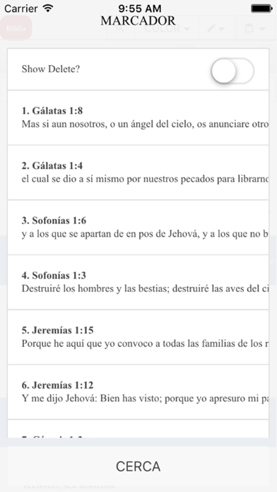 Santa Biblia Reina Valera 1960 - No necesita conex iPhone screenshot 5 - Book app