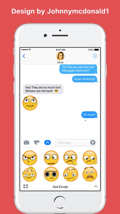 Sad Emojis stickers for iMessage